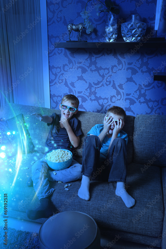 Naklejka premium Spannende Unterhaltung mit 3D