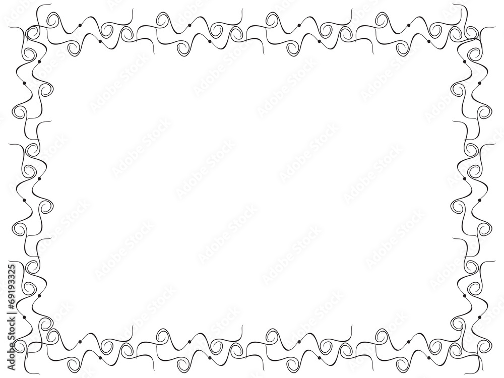 abstract artistic border background