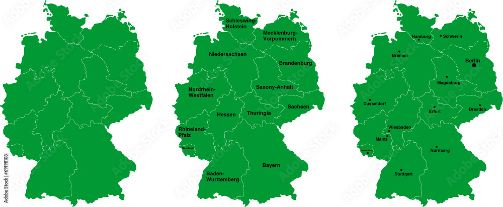 Karte von Deutschland, Karte von Deutschland,