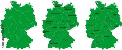 Karte von Deutschland 