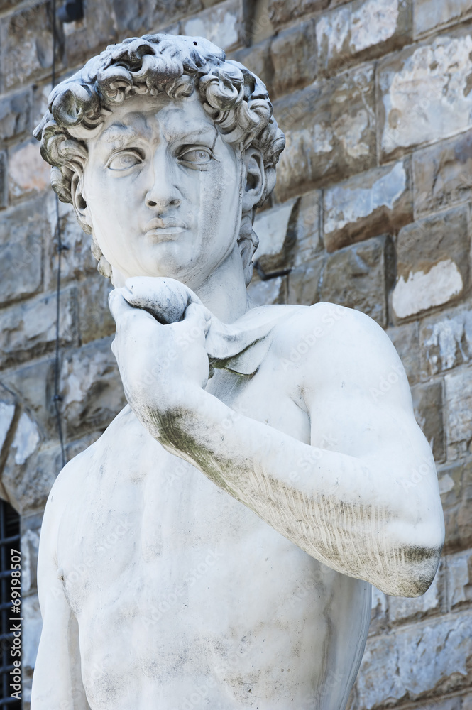 Wunschmotiv: The statue of David by Michelangelo in Florence, Italy #69198507