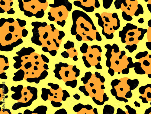 Seamless leopard print