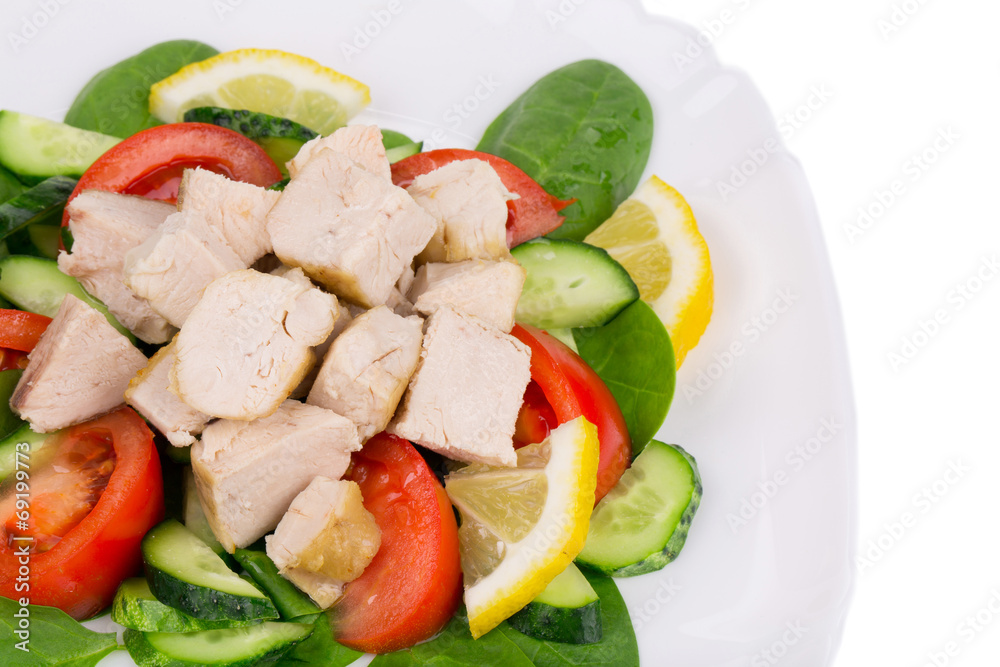 Close up of healthy salad. Close up of healthy salad.