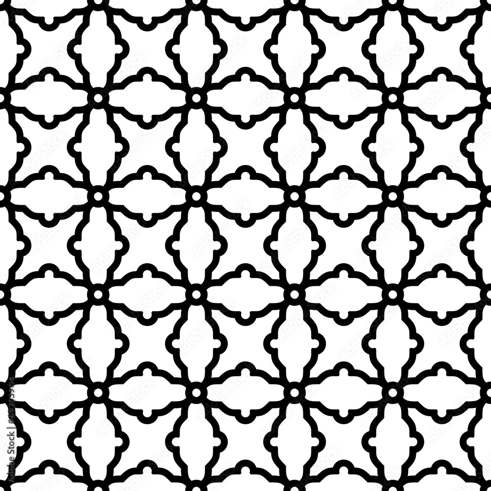 Naklejka premium Geometric Seamless Vector Abstract Pattern