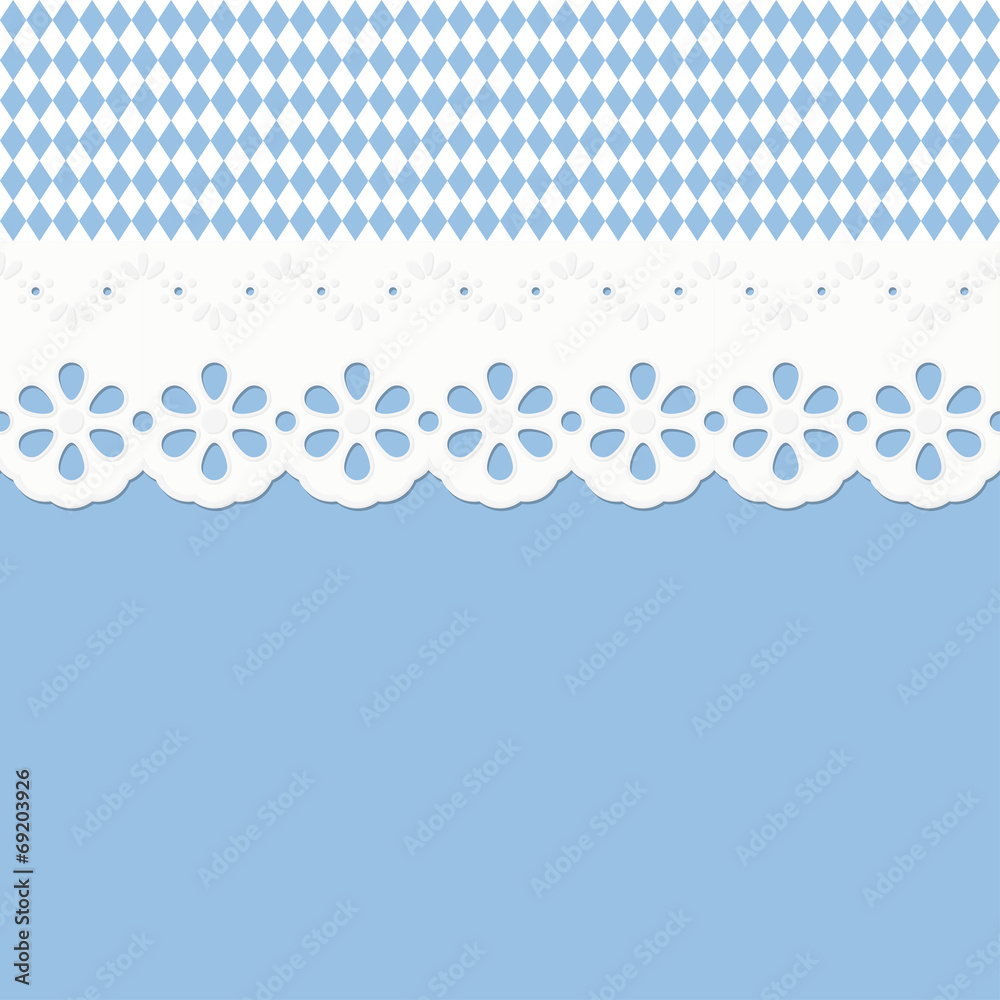Oktoberfest background seamless with festoon
