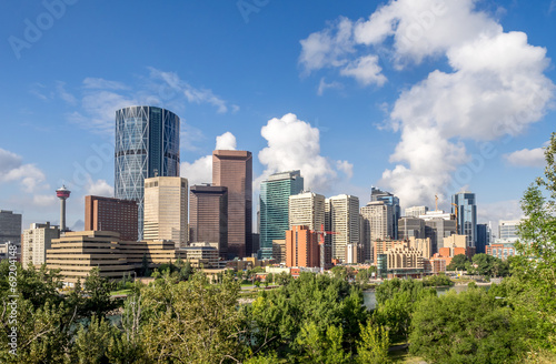 Skyscrapers towering over Calgary Alberta