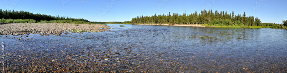 Panorama of the Northern river
