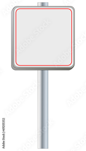 Schild leer für online Shop
