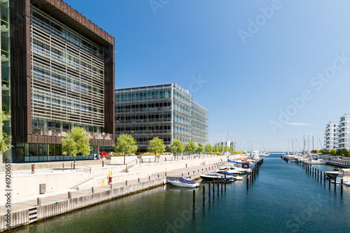 Photography Marina and office buildings