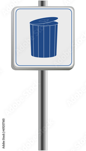 Schild - Recycling