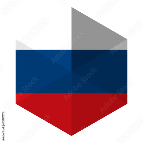 Russia Flag Hexagon Flat Icon Button Free Download Russia Flag Hexagon Flat Icon Button - GFXLoad
