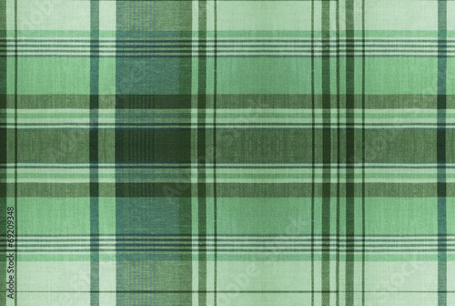 Obraz na plátně Tartan Green pattern - Plaid Clothing Table