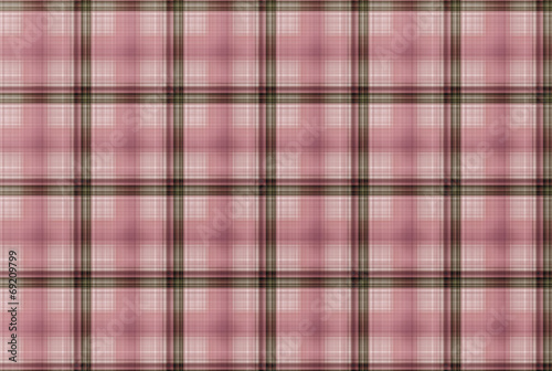 Tartan Pink pattern - Plaid Clothing Table