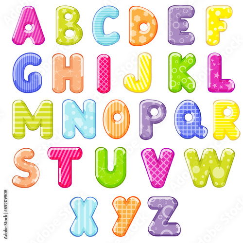 cartoon alphabet