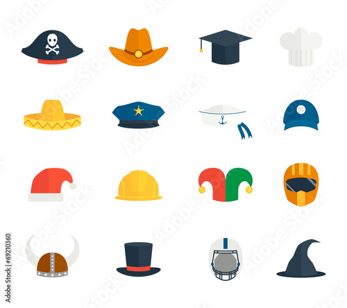 Icons hat set