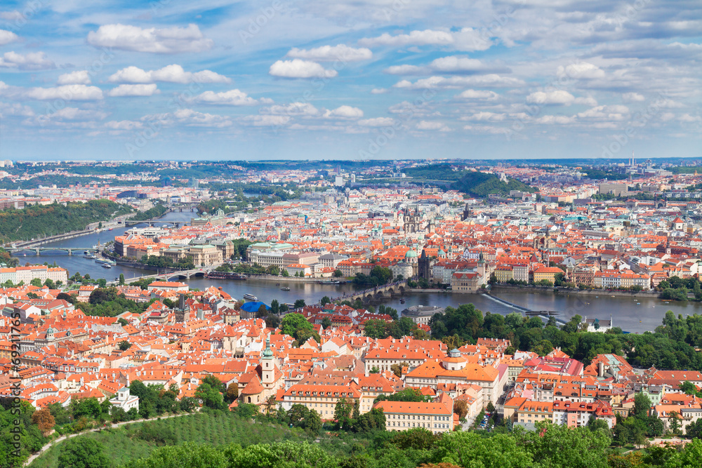 Prague from above
