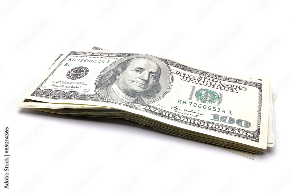 dollar and other currencies on white background dollar and other currencies on white background