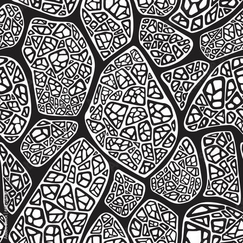 Seamless background black and white abstraction