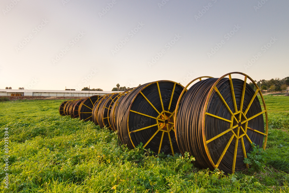 irrigation pipes