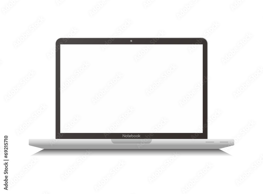 laptop and notebook illustration laptop and notebook illustration