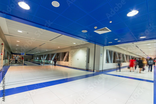 Photography Metro station in Dubai Internet City, UAE.