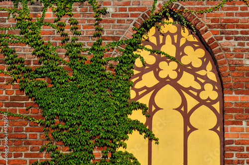 Wall Koenigsberg Cathedral photo