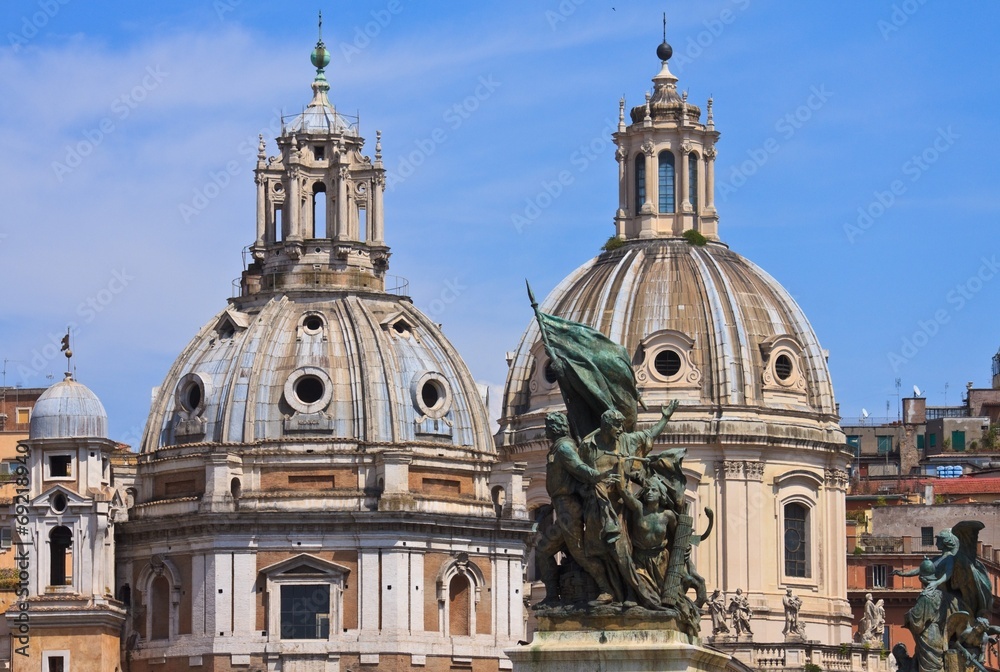 Obraz premium Zwillingskirche in Rom