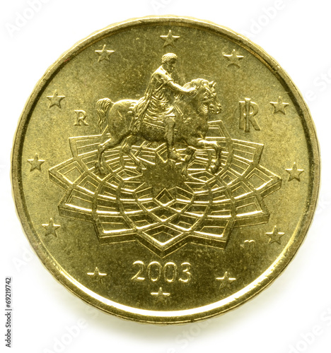 Marco Aurelio 50 centesimi di euro Italia photo