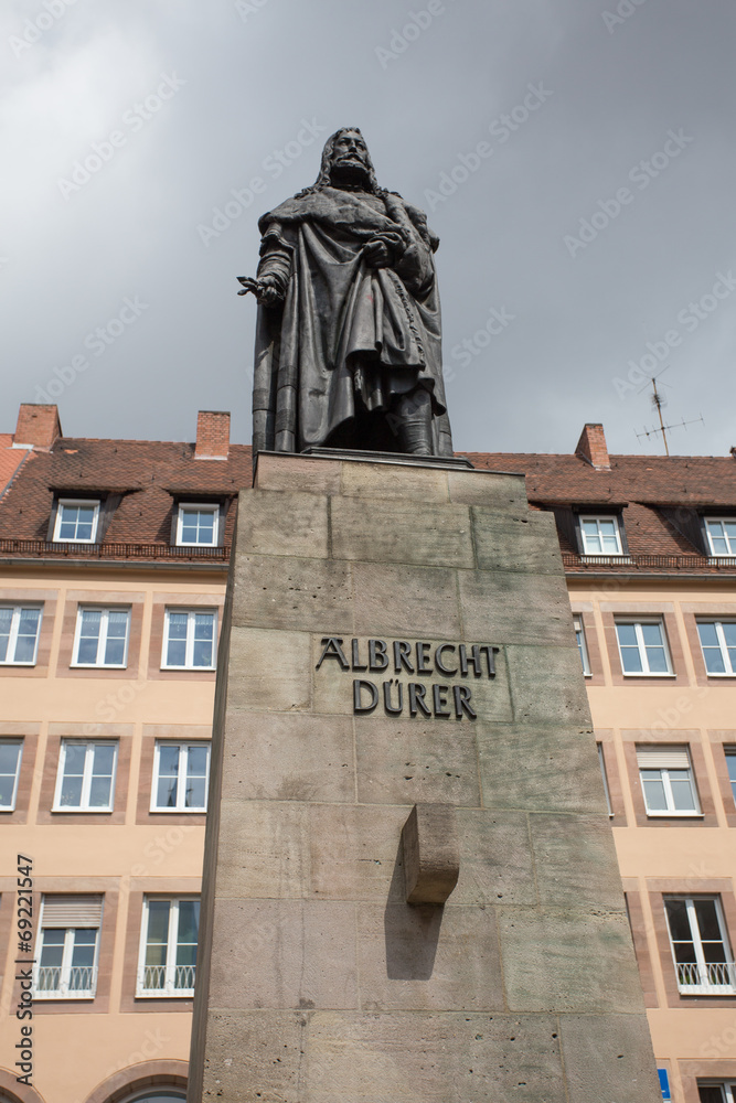 Naklejka premium albrecht duerer statue nuernberg