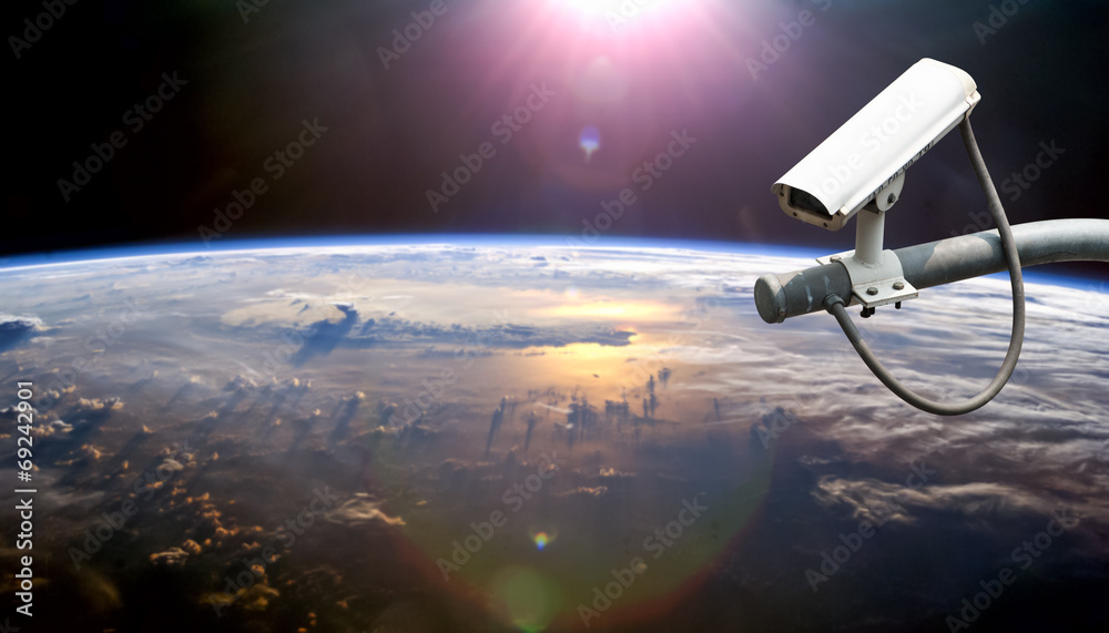 CCTV Exploring earth with sun light, Globe image from Nasa.gov