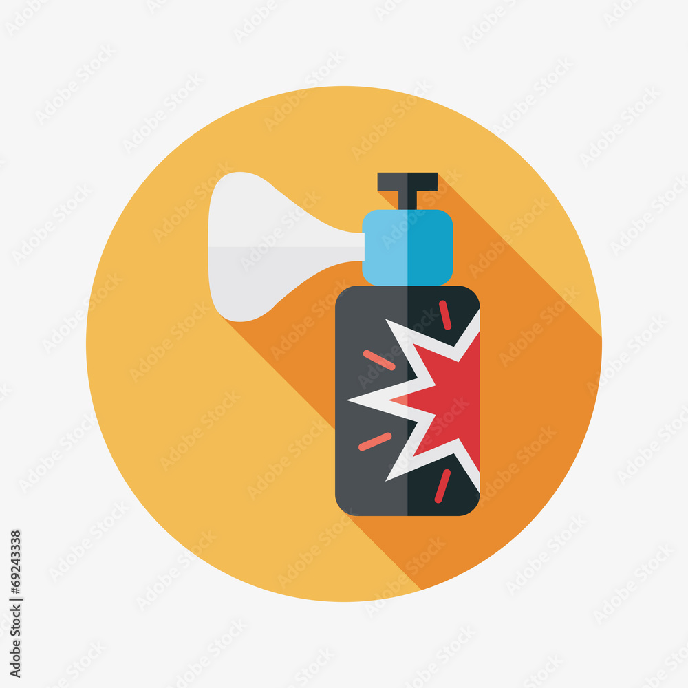 Obraz premium party horn flat icon with long shadow,eps10