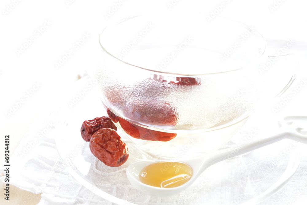 Chinese medical, jujuba and honey water Chinese medical, jujuba and honey water