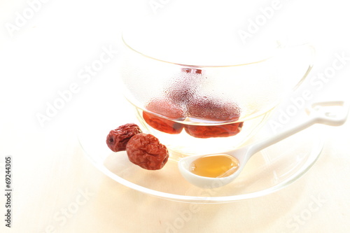 Chinese medical, jujuba and honey water