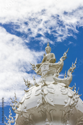 The White buddha status, Rong Khun temple, Thailand