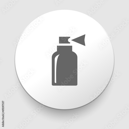 Vector illustration of isolated bottle icon