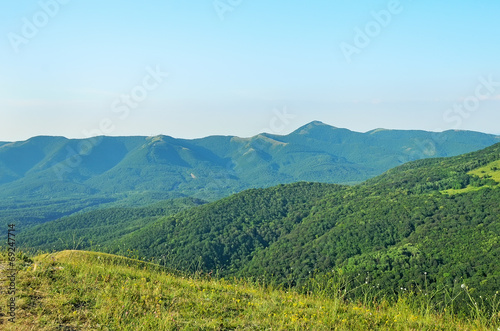 Caucasus Mountains in summer