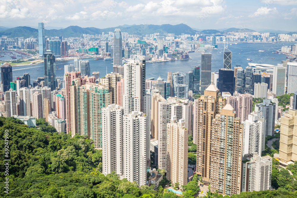 Fototapeta premium Victoria Peak Hong Kong