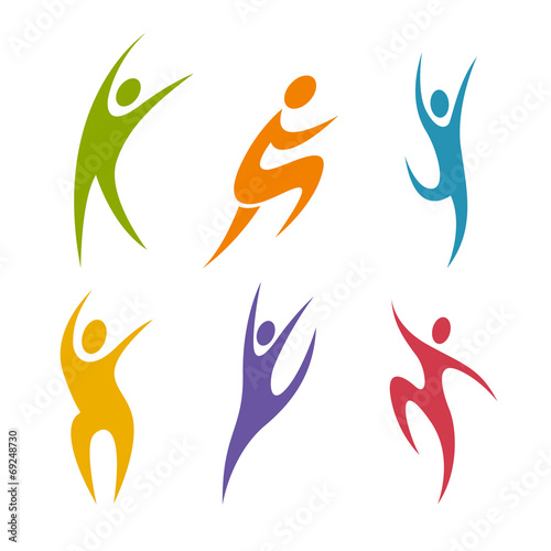 Vector Illustration of Fitness Icons