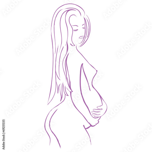 Logo pregnancy and beauty