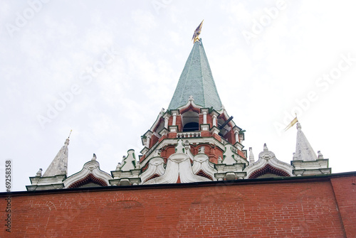 Old tower. Moscow Kremlin. UNESCO World Heritage Site.