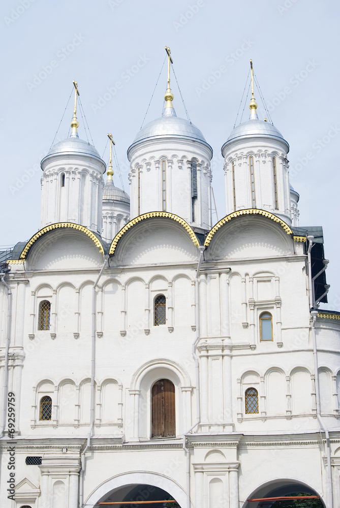 Twelve apostles church. Moscow Kremlin. UNESCO Heritage.