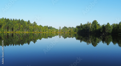 forest lake. karelia
