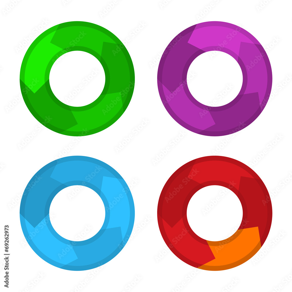 Circle Diagram for Infographics. Vector. Circle Diagram for Infographics. Vector.
