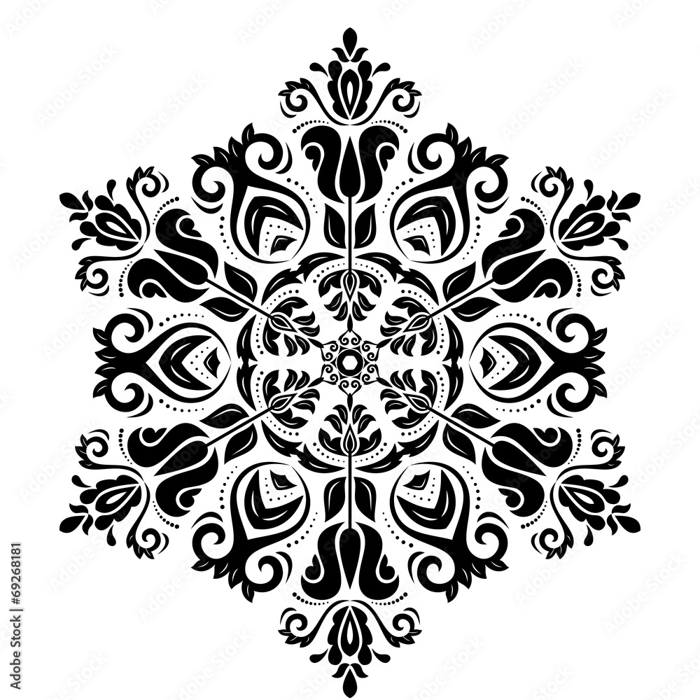 Orient Vector Pattern. Abstract Background Orient Vector Pattern. Abstract Background