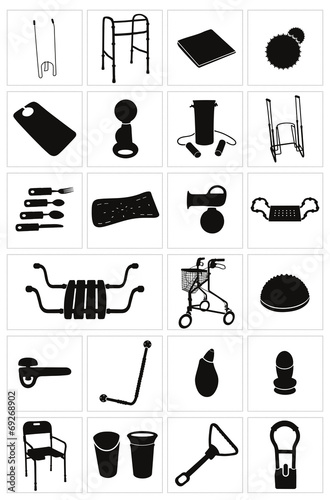 Moderne medizinische Geräte & Alltagshilfen - Set 1