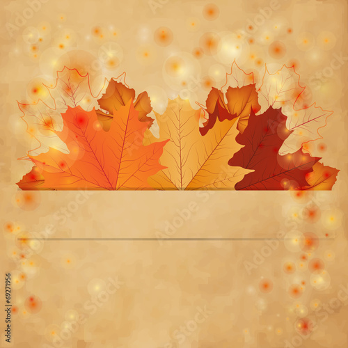 Autumnal postcard