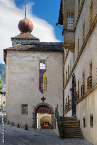 Stockalper Palace in Brig, Switzerland. photo