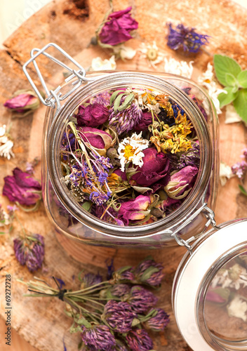 Dried Herbs and flowers
