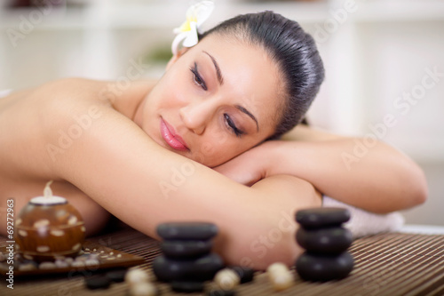  beautiful woman in spa salon