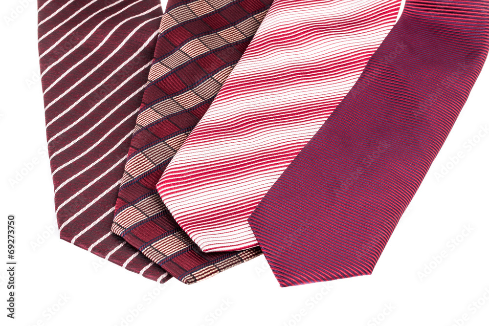 multi colored ties on white multi colored ties on white
